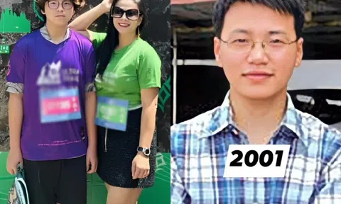 Vợ cũ Shark Bình khoe dáng nuột nà bên con trai, diện mạo quý tử "thiên tài" giống hệt bố "cá mập"