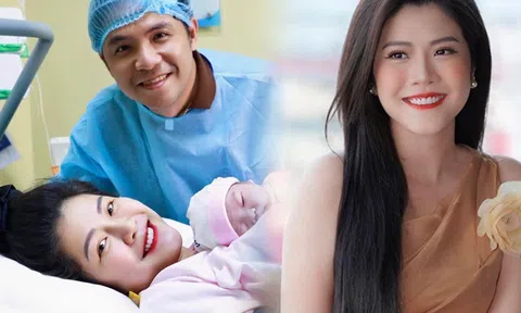 MC Thay Lời Muốn Nói là con dâu NSND Kim Xuân hạ sinh "công chúa", nhan sắc xinh lung linh trên bàn đẻ gây trầm trồ