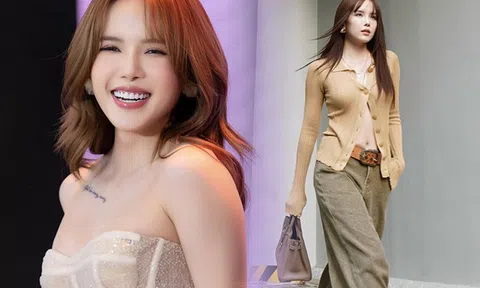 Rộ tin có tình mới, Thiều Bảo Trâm đổi phong cách: Mặc style công sở nhưng buông cúc hững hờ
