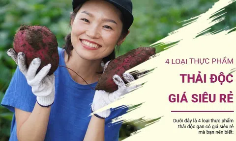 Thải độc cơ thể hiệu quả với 4 loại thực phẩm "ai cũng mua được"