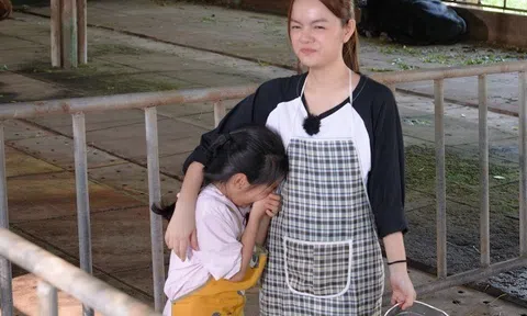 Mẹ con Phạm Quỳnh Anh phải sống nhờ nhà người lạ, vất vả đi vắt sữa bò, chăn dê