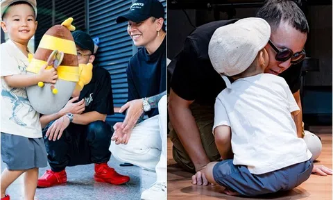 Chồng Tóc Tiên - Binz tan chảy trước sao nhí đáng yêu Ma Bư, fan bình luận: "Muốn có một đứa rồi đấy"