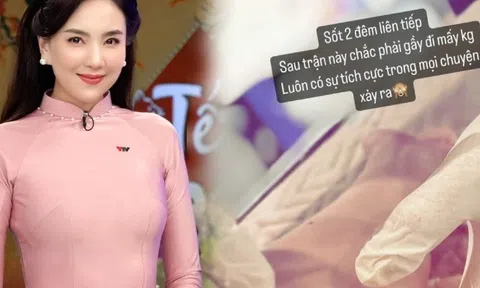 MC Mai Ngọc sốt 2 đêm liên tiếp, tự động viên "sau trận này chắc phải gầy đi mấy cân"
