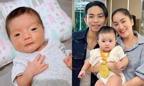 Phan Hiển tặng con gái út huy chương vàng lịch sử, Lisa nay đã gần 10kg quá xinh xắn đáng yêu