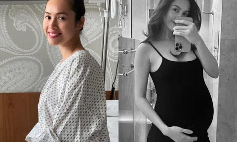 Á hậu Hoàng My sinh con gái đầu lòng tại Áo, được gia đình bạn trai Việt kiều chăm sóc tận tình