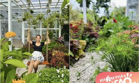 Có khu vườn mát rượi rộng 10.000m2, nữ ca sĩ núp dưới gốc cây trốn cái "nóng xì khói" của Sài Gòn