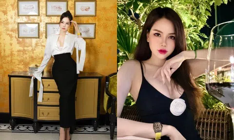 Con dâu tỷ phú Hoàng Kiều tuổi 40 tươi trẻ mơn mởn, ăn mặc khoe ngực gợi cảm không táo bạo