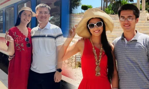 Chồng Hoa hậu Ngọc Hân sau 1 năm lấy vợ: "Tướng phu thê" ngày càng lộ rõ, có điểm đặc biệt giống nhau