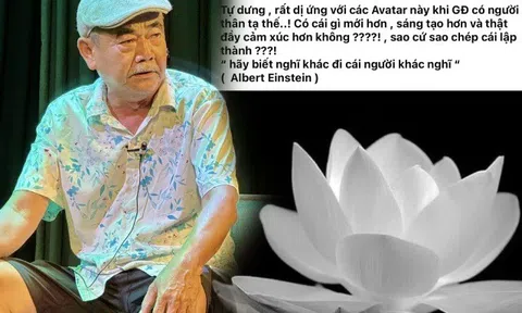 NSND Việt Anh lý giải phát ngôn "dị ứng với avatar hoa sen trắng khi gia đình có người tạ thế" đang bị chỉ trích