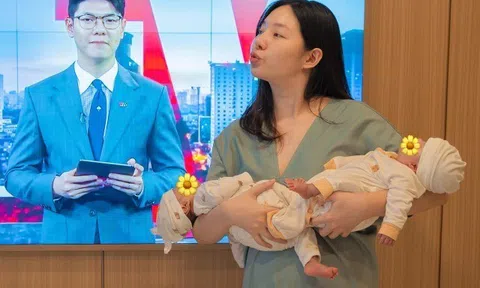 MC tài sản "khủng" vừa công khai con song sinh với chồng bí ẩn, một cặp đôi khác cùng cảnh "2 tay 2 đứa"