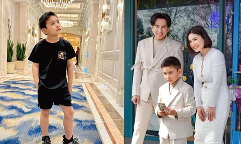 Con trai "ngậm thìa vàng" của Đan Trường 7 tuổi mới thay 1 chiếc răng sữa, mẹ đại gia phải đi hỏi bác sĩ