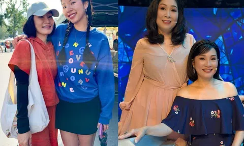 Hồng Đào hạnh phúc bên mẹ ruột hậu ly hôn Quang Minh, trẻ đẹp như chị em với con gái 22 tuổi