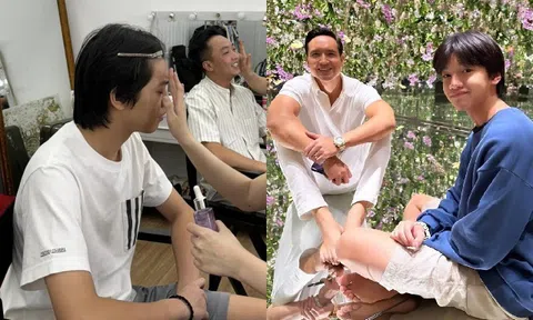 Con trai Hồ Ngọc Hà lớn phổng tuổi dậy thì: Điển trai hao hao Kim Lý, cao gần 1m8 "ăn đứt" Cường Đô La