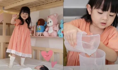 Á hậu Trương Mỹ Nhân chia sẻ bí kíp giúp bé Bona thông minh vượt trội