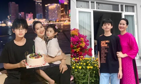 Thân Thúy Hà thương con trai bơ phờ ôn thi vào lớp 10, bỏ việc đứng trước cổng trường chờ quý tử
