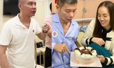 NSND Công Lý đang phục hồi sau đột quỵ nhưng vẫn "nâng ly", vợ trẻ nói gì khi bị nhắc nhở?