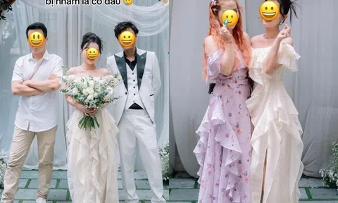 Mặc váy lộng lẫy đi ăn cưới "dìm" nhân vật chính, cô gái khiến CĐM nổ ra tranh cãi nhưng cả cô dâu vẫn bị chê