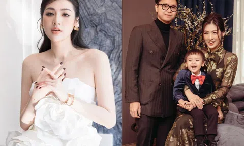 Á hậu Tú Anh xác nhận bầu lần 2 với chồng thiếu gia, công bố ảnh em bé trong bụng