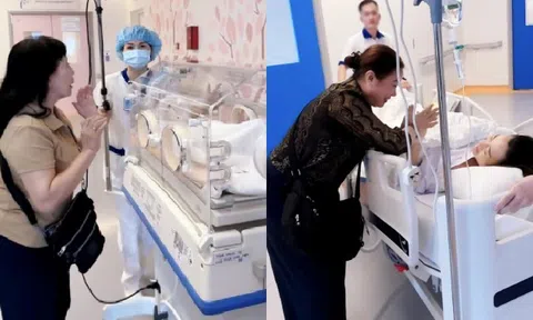 Mẹ Shark Bình bị "soi" chỉ ngóng cháu nội, trong khi mẹ Phương Oanh bật khóc chạy lại giường nắm tay con