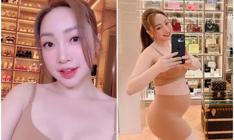 Sao Việt 24h: Vợ trẻ Chi Bảo tăng 11kg ở tháng thứ 5 thai kỳ nhưng không vào con, tiết lộ cân nặng em bé