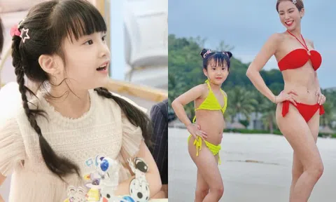 Con gái Diệp Lâm Anh mắt to 2 mí, từng được khen giống bố nay có góc nghiêng hưởng trọn nét đẹp của mẹ