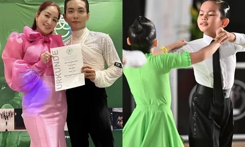 Sao Việt 24h: Con trai đầu lòng của thiếu gia Phan Hiển 9 tuổi "vàng đeo nặng cổ", Khánh Thi lập tức "khịa" chồng trẻ