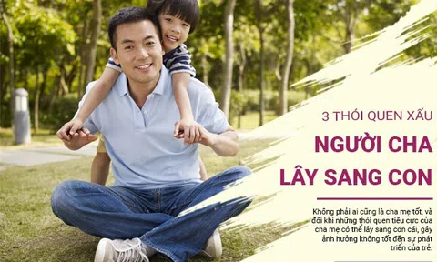 Nuôi dạy con tốt bắt đầu từ bỏ những thói quen tiêu cực này của cha