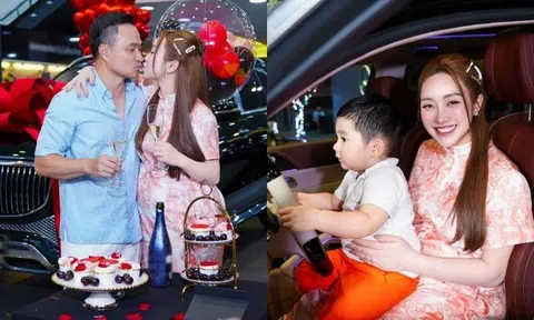 Chi Bảo chi 15 tỷ mua 2 chiếc xe sang tặng sinh nhật vợ bầu, Lý Thuỳ Chang tuyên bố 3 năm đẻ 1 lần