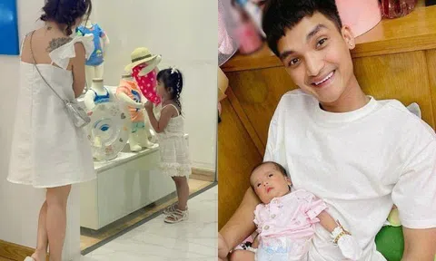 Vợ Mạc Văn Khoa chạnh lòng khi nhìn con gái sinh non đứng ngó nghiêng ngoài cửa hàng quần áo