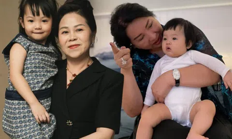 Mẹ ruột Đàm Thu Trang đẹp quý phái bên cháu ngoại Suchin, thần thái sang trọng "ngang ngửa" mẹ Cường Đô La