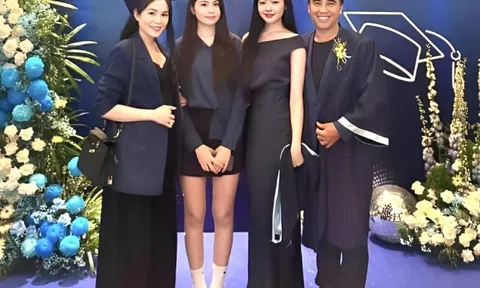 MC Quyền Linh suýt khóc khi nhìn Lọ Lem tốt nghiệp, ái nữ cởi áo cử nhân khoác cho bố nói biết ơn