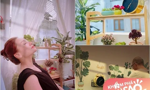 Ca sĩ Thu Phượng khoe căn nhà đầy tiếng chim hót, cho biết chồng Tây rất yêu cây cỏ hoa lá