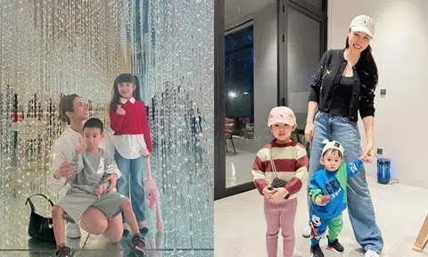 Sao Việt 24h: 4 "rich kid" showbiz tụ họp, Suchin - Sutin tròn ủm đáng yêu, 2 con Diệp Lâm Anh chân dài ấn tượng