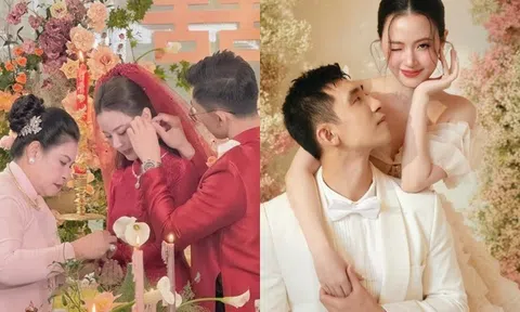 Midu lý giải chiếc lúp đội đầu đặc biệt trong đám hỏi, chi tiết cho thấy mối quan hệ với nhà chồng hào môn