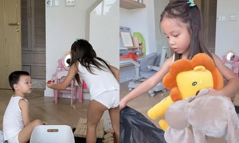 Sao Việt 24h: Lisa nhà Hồ Ngọc Hà rủ em trai tặng đồ chơi cho các bạn khó khăn, Leon nói "Không" rất dứt khoát