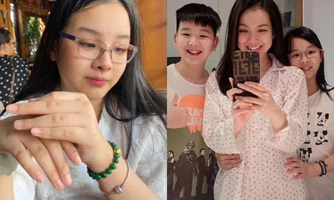 Hiếm hoi lộ ảnh con gái của "Hoa hậu kín tiếng nhất nhì Việt Nam" Thuỳ Lâm, 11 tuổi nhan sắc dự "nối ngôi" mẹ