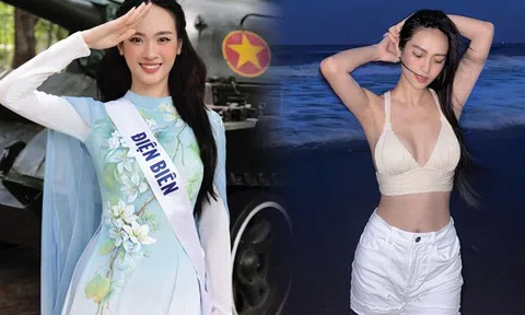 Cô gái Điện Biên có gương mặt đẹp nhất Miss Universe Việt Nam đi thi lại, mặc đồ nào cũng xinh phát sốt