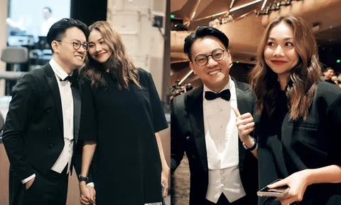 Sao Việt 24h: Thanh Hằng diện váy suông, lộ vòng 2 lớn khi xuất hiện tình tứ bên chồng nhạc trưởng