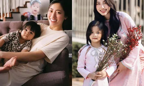 Bé gái Việt được dàn Hoa hậu Đỗ Mỹ Linh, Thùy Tiên cưng chiều, hóa ra có bố mẹ "thế lực khủng" nhất nhì Vbiz