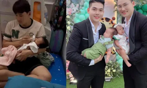 Cặp đồng tính nam Hà Trí Quang - Thanh Đoàn "phản pháo" các "mẹ bỉm" khi được dạy cách chăm con