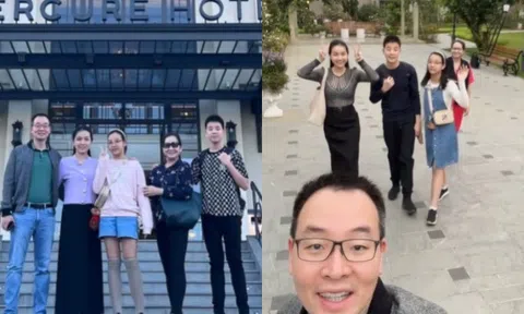 Hoa hậu Thùy Lâm hiếm hoi khoe mái ấm nhỏ với chồng tiến sĩ, con trai 14 tuổi trổ mã cao vượt ba mẹ