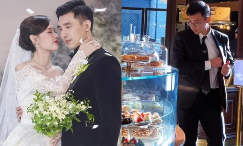 Midu "nghiện" chồng sau hơn 1 tháng về chung nhà, thiếu gia tập đoàn nhựa đi mua bánh cho vợ vẫn khí chất ngời ngời