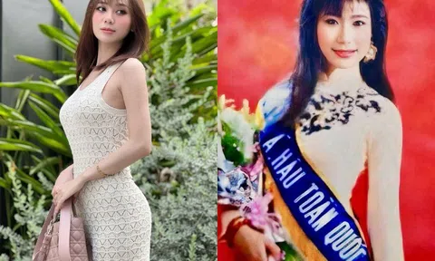 2 Á hậu tên Kim Chi của Vbiz: Người vướng ồn ào là "búp bê mới" của Shark Bình, người U60 như gái đôi mươi