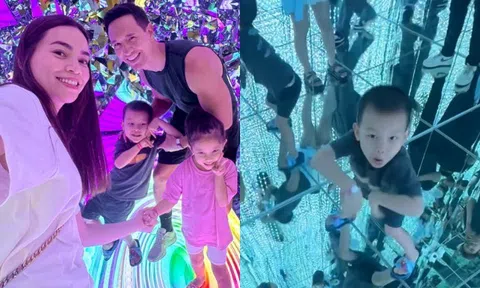 Gia đình Hồ Ngọc Hà chuẩn "kiểu mẫu": Bận rộn mấy vẫn đưa con đi chơi cuối tuần, Leon trổ tài nhảy cực dẻo