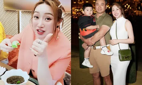 Vợ Chi Bảo bầu con gái ăn toàn món sang giá bằng cả tháng lương người thường, đam mê "chốt đơn" ở trời Tây