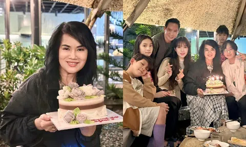 Mẹ vợ Lý Hải chỉ hơn con rể 10 tuổi, ngoại hình trẻ trung ở tuổi xế chiều, bị nhầm là chị của Minh Hà