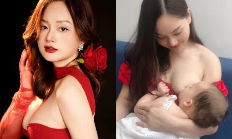 Sao Việt khóc cười vì cho con bú: Lan Phương có "bầu sữa" nóng bỏng, có người chi trăm triệu để "độ" lại vòng 1
