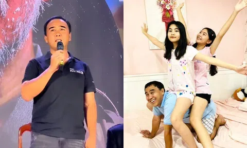 Quyền Linh bật khóc vì không được ngồi ghế giảng đường đại học, nay mơ ước 2 ái nữ giúp ba hoàn thành nguyện vọng