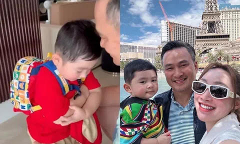 Quý tử của Chi Bảo đi học về khoanh tay chào ba, thiếu gia sống trong nhung lụa được mẹ dạy dỗ cực nghiêm