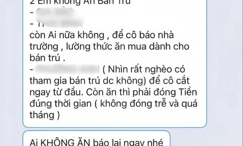 Vừa nhận lớp 1, cô giáo đã nhắn tin vào nhóm lớp nói học sinh "nhìn rất nghèo" khiến hội phụ huynh phẫn nộ